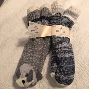 Jane and Bleeker slipper socks